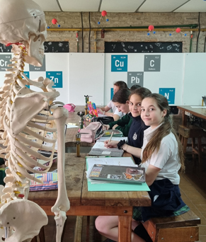 Clase de alumnos de primaria