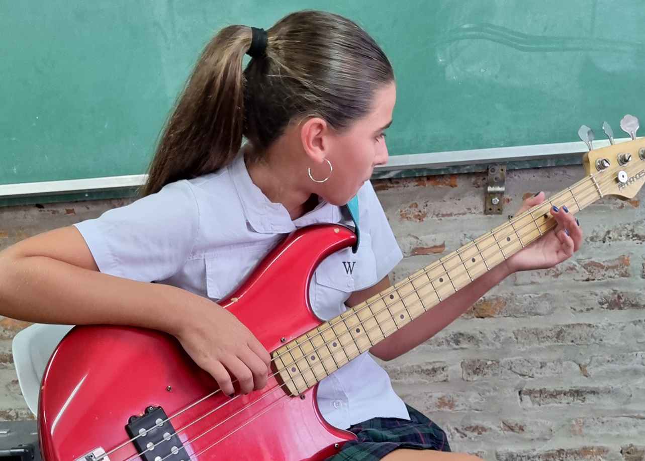 Familia en kinder day